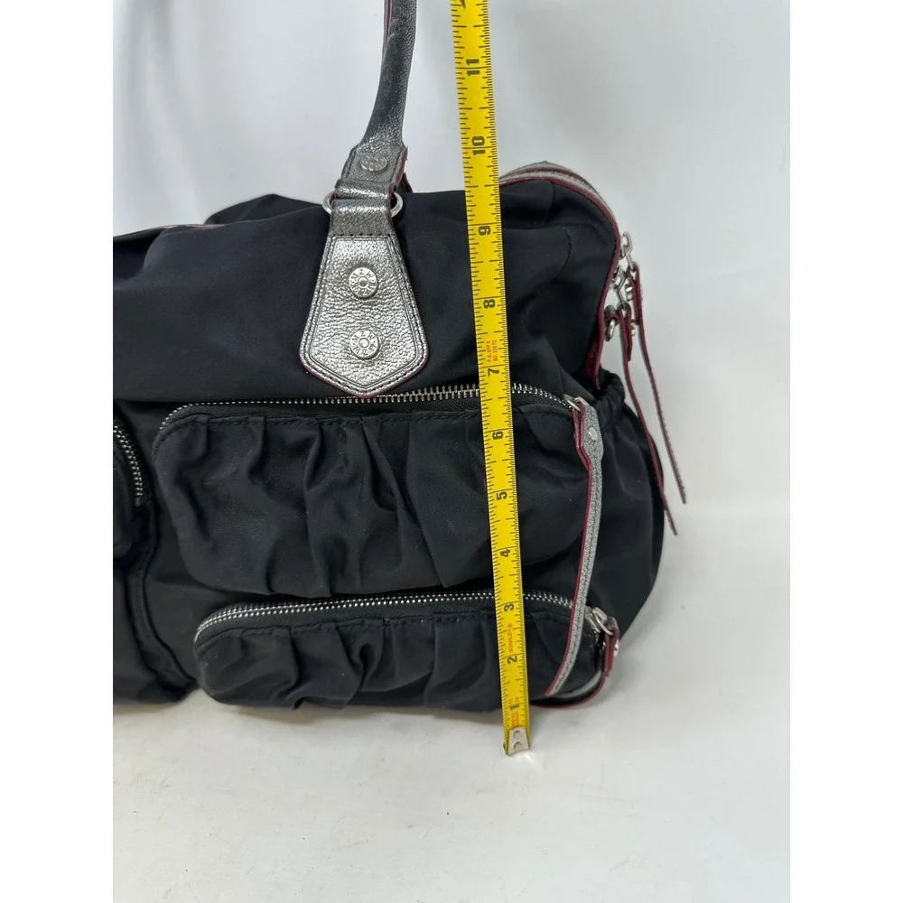 MZ Wallace Kate Shoulder Bag in Bedford Nylon Black